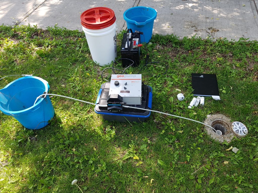 Water sampling equipment examples